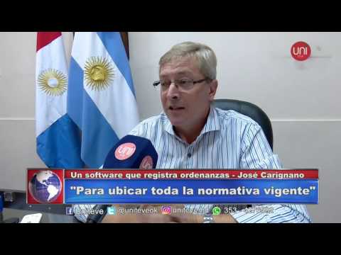 Un Software que registra ordenanzas.