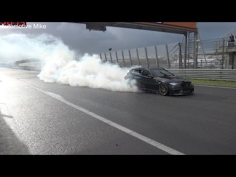 900hp BMW 335i (E91) w/ Akrapovic Exhaust - LOUD REVS & HUGE BURNOUTS