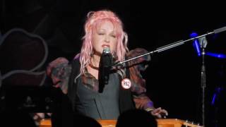 Cyndi Lauper - Raleigh, NC - June 4, 2016 ( A PART HATE and TRUE COLORS)