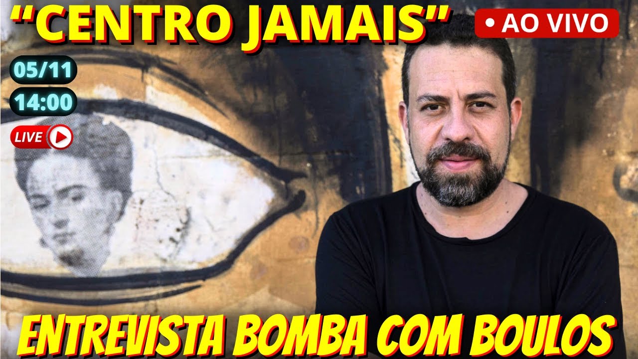 🔴 14h Boulos diz que 'esquerda virar centro' será loucura