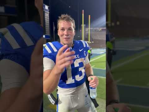 Duke QB Riley Leonard asked his professor for an extension after upsetting Clemson (via @theACCDN/X)
