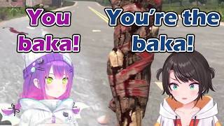 Subaru and Towa bicker like a married couple, but in the end Towa just wanted a movie date -hololive