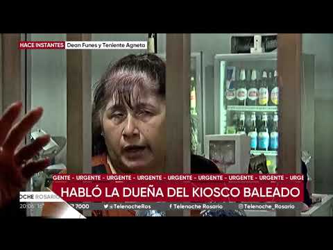 Pasaban en moto y balearon un almacén en el que había una mujer con su nieto