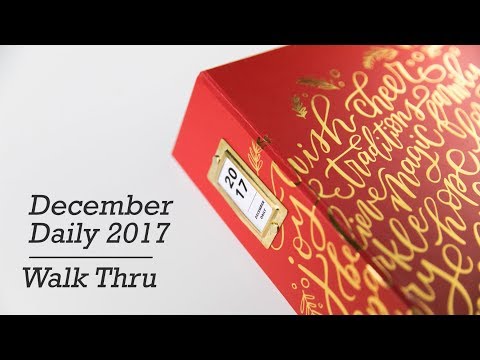 December Daily® 2017 |  Walk-through