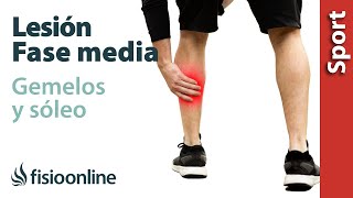 11 EJERCICIOS para la lesión muscular de GEMELOS y SÓLEO, recuperación FASE INTERMEDIA