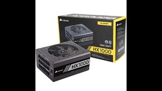 Video thumbnail for Corsair 1000W 80+ Platinum HX1000 Unboxing by GBruker