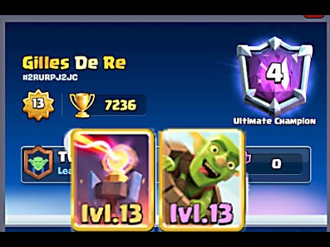 INFERNO Tower LOG BAIT DECK 🏆 7200  Gilles De Re 👈  clash Royale