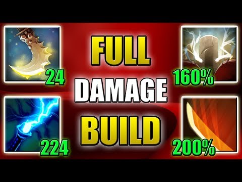 Quadruple Damage Build [The most powerful Right Click] Dota 2 Ability Draft