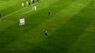 preview picture of video 'David Villa 41 yards free kick beating Casillas(Fifa 12)'