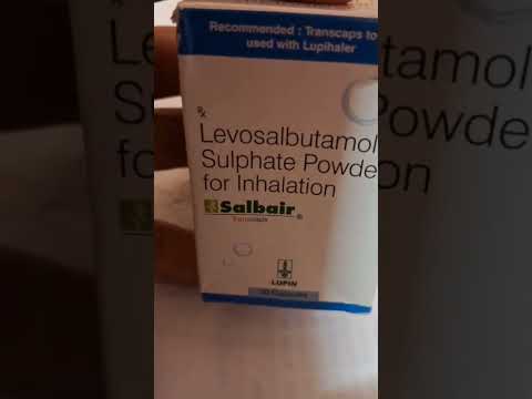 Levosalbutamol sulphate and  lpratropium bromide - Salbair Transhaler Asthama TRANSCAPS