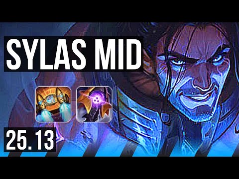 SYLAS vs YONE (MID) | 16/0/0, Legendary, 8 solo kills | KR Master | 25.13
