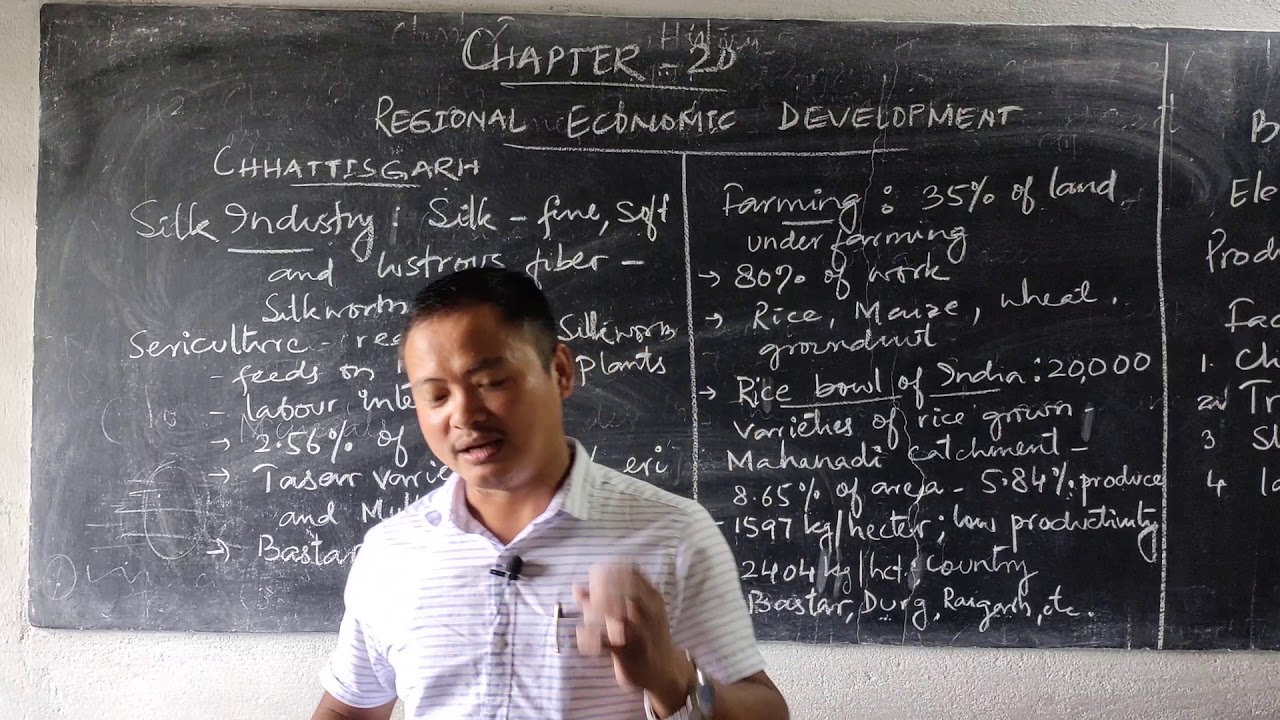 Class XII # Geography # Regional Economic Development