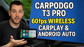 CarpodGo T3 Pro: Wireless Android Auto and CarPlay in Minutes!