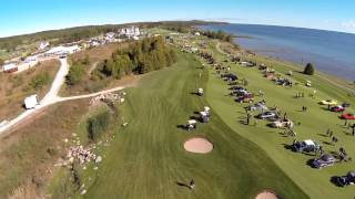 preview picture of video 'Concours d'Elegance Aerial Video - 2013 Cobble Beach Golf Resort'