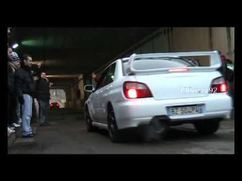 Monza Speed day 16.1.2011 - Tunnel sound, revs, bournouts, accelerations!!!