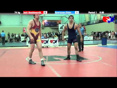 Josh Houldsworth vs. Spartacus Chino at 2013 ASICS University Nationals - FS
