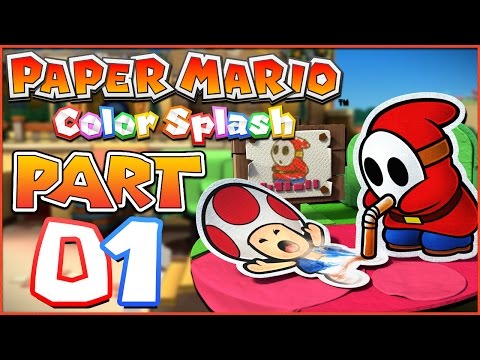 Paper Mario: Color Splash | Part 1 - Paint the Town Red