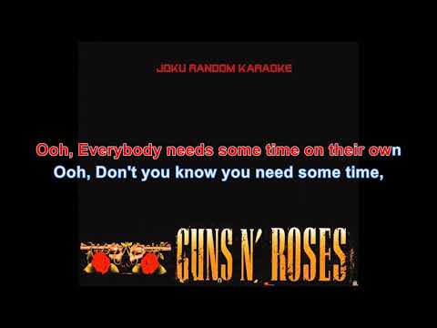Guns N' Roses - November Rain [Karaoke]