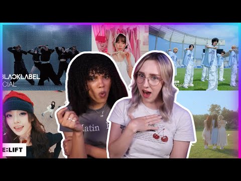 COUPLE REACTS TO ALLDAY PROJECT, ILLIT, VIVIZ, LE SSERAFIM, & AHOF | Kpop Catch Up