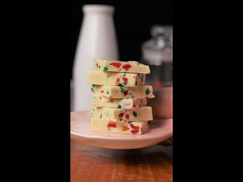 5 minutes White Chocolate Cherry Fudge #Shorts #fudge #mintsrecipes
