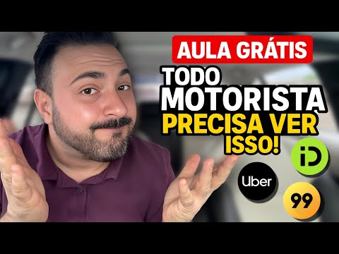 (AULA GRATUITA:) Se você dirige por app e não viu ISSO, tá perdendo dinheiro! Uber, 99 e InDrive