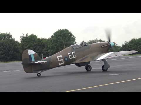 BBMF Hurricane PZ865 & Spitfire TE311   Biggin Hill Airshow 2016