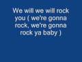 We will rock you lyrics 