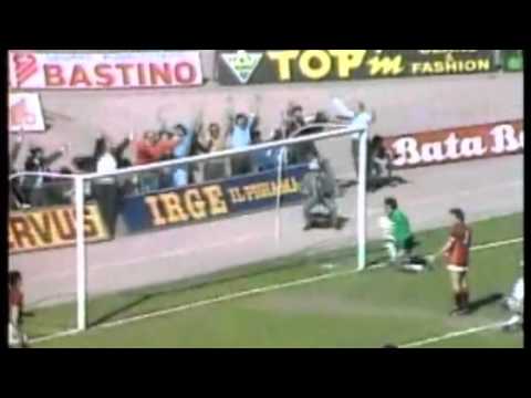 Juventus-Milan 1-0 (20/4/1986) Gol di MICHAEL LAUDRUP - Radiocronaca di Enrico Ameri