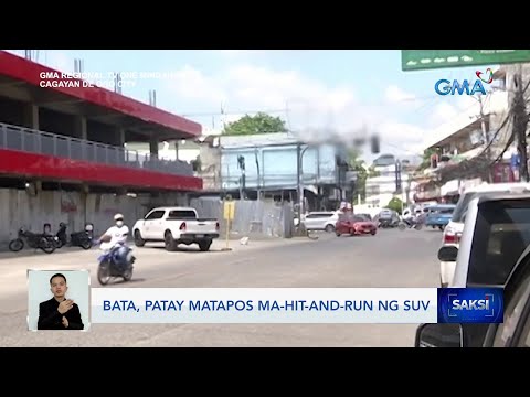 Bata, patay matapos ma-hit-and-run ng suv Saksi
