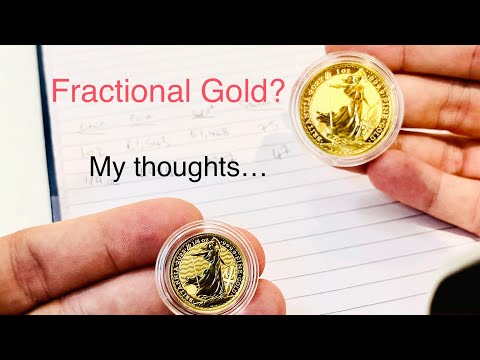 Should I buy fractional gold bullion coins for my stack? 1oz vs 1/4 gold Britannia coin (Royal Mint)