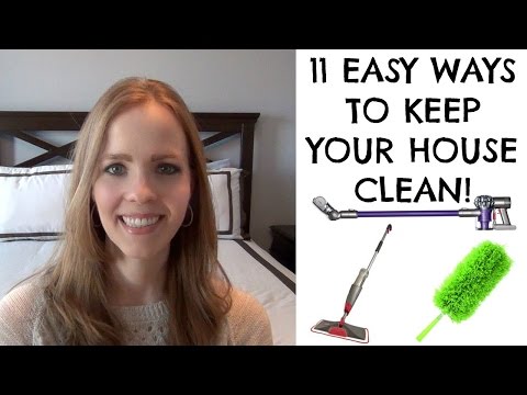 11 Easy Ways to Keep Your House Clean!! Video