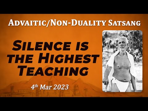 531. Bhagavan Ramana Satsang - Silence is the highest teaching!