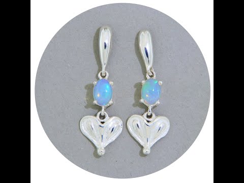 Cercei Argint 925 Opal Natural - Lux si Armonie