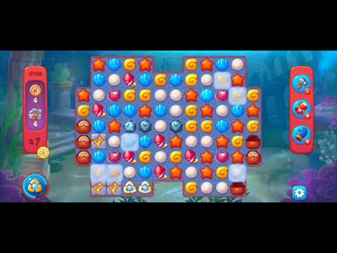 Fishdom Hard Level 11756 (with Double Lightning Boosters) @choraelmin