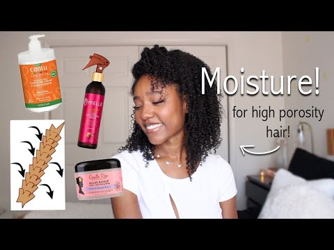 Moisture Tips for High Porosity Hair! (retain moisture)