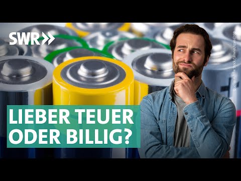 Batterien im Test: Alkali, Lithium, Akku – welche hält am längsten? | Marktcheck SWR