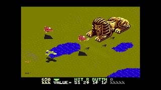 'Desert Falcon 7800' Game Capture from Evercade (Atari Collection 2 Cartridge)