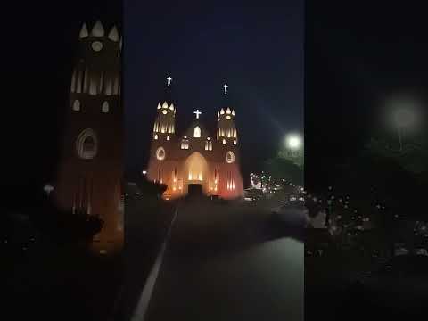 Paróquia de Santa Inês ✨  Indaial Iluminada à Noite #solindicapravc #viagememfamília #indaial