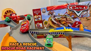 2025 Disney Cars Rescue Road Raceway Playset — Unexpectedly Good Race & Rescuing Fun?