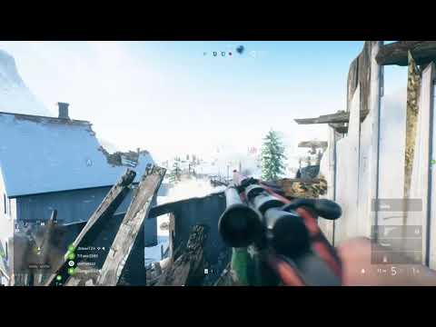 A cool Battlefield 5 sniper shot