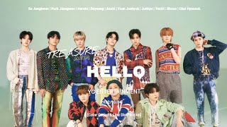 Download lagu TREASURE - ‘HELLO’ [Line Distribution & Han/Rom/Eng Color Coded] mp3