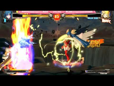 GGXRD Rev2 Loser Semi - Rydian (Dizzy) vs BP Tank (Millia) - Sakura Fight Festa 2019