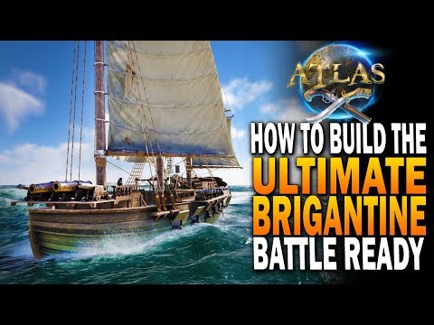How To Build The Ultimate Brigantine! Atlas Pirate Survival MMO Gameplay E4