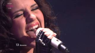 Slovenia: "No One", Maja Keuc - Eurovision Song Contest Semi Final 2011 - BBC Three