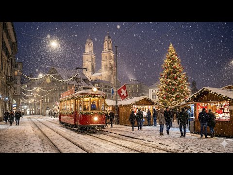 Swiss Paradise in First Heavy Snowfall – Most Beautiful Places Winter Wonderland