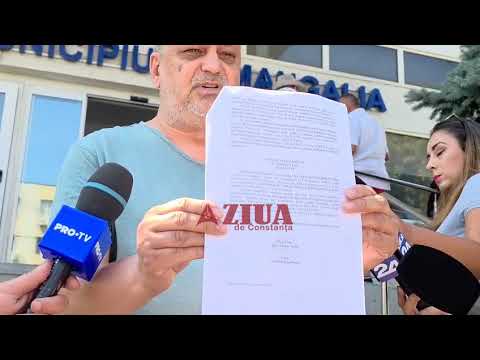 Cristian Radu a ajuns la Primăria Mangalia, însoțit de procurori! Edilul, jignit de niște cetățeni