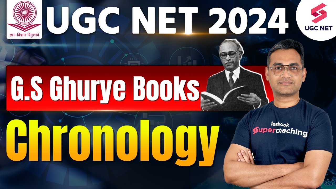 UGC NET Sociology | G.S Ghurye Books Chronology | GS Ghurye Caste System in India | Manoj Sir #jrf