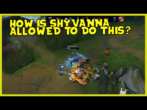 Shyvana 1 v 2 With No HP Seems Balanced MSF vs SK LEC 2022