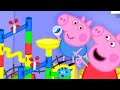 Peppa Pig Makes The Worlds Largest Marble Run Ever Kids TV And Stories