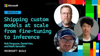 Shipping custom models at scale from fine-tuning to inference | BRK234